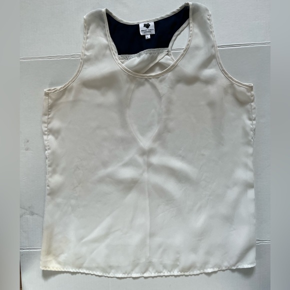 Against Nudity, sleeveless, sheer top, Sz L - Picture 5 of 5